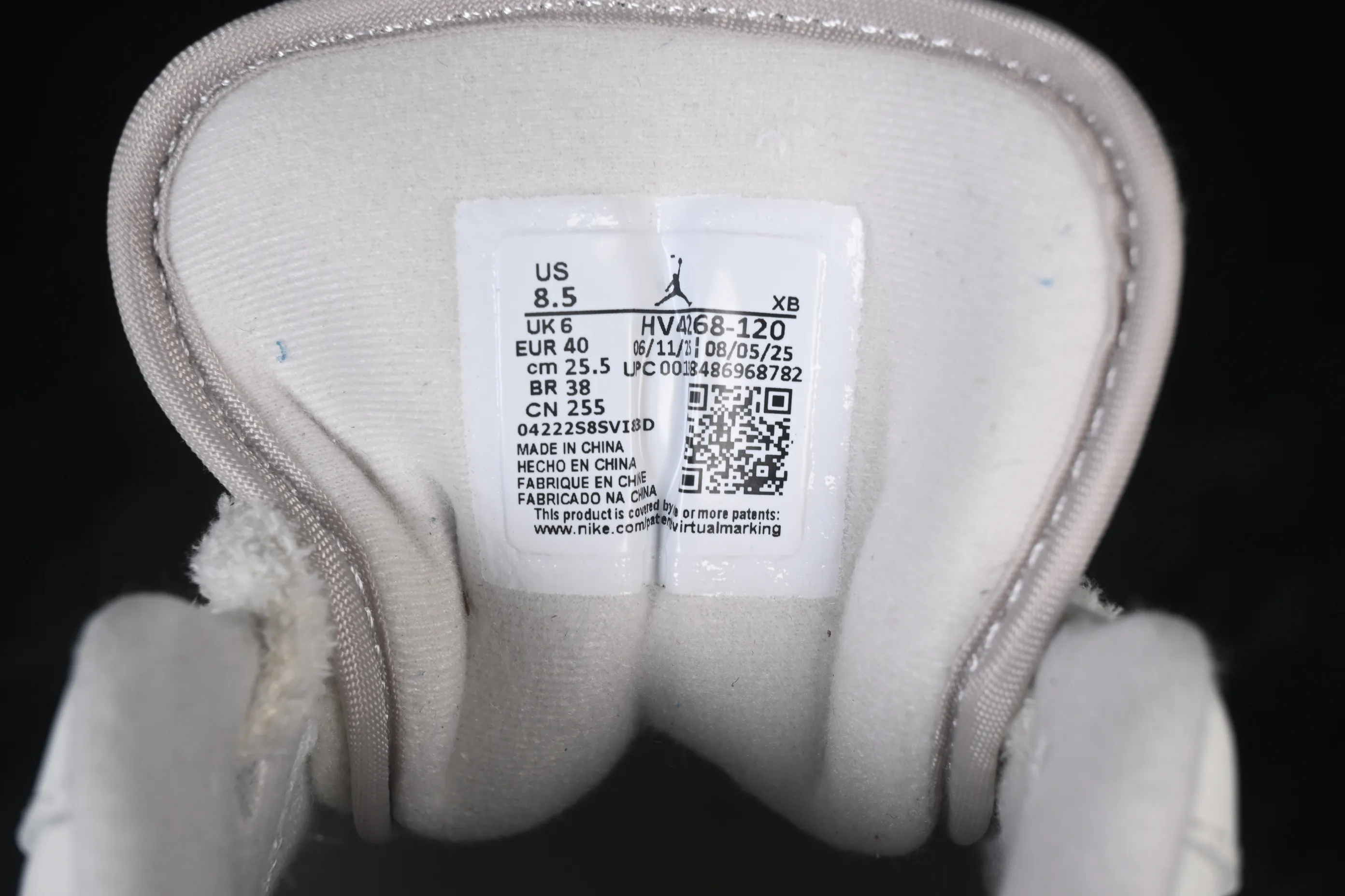 All categories Air Jordan Jordan series basketball shoes Air Jordan 1 Low G version pure original Air Jordan 1 Low AJ1 Joe 1 meter white brown low-top casual sneakers HV4268-120